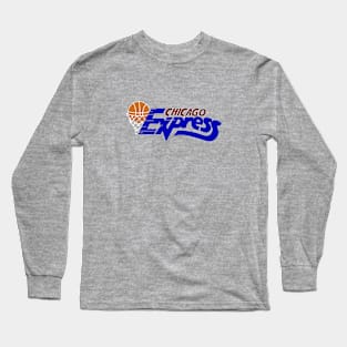 Defunct Chicago Express Basketball 1988 Long Sleeve T-Shirt